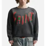 Black Saint Michael Devil Varsity Jacket - 2