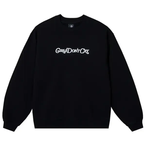 Black/White Girls Don’t Cry x Verdy Angel Crewneck Sweatshirt