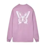 Lavender Girls Don’t Cry Butterfly L/S Sweatshirt - 2