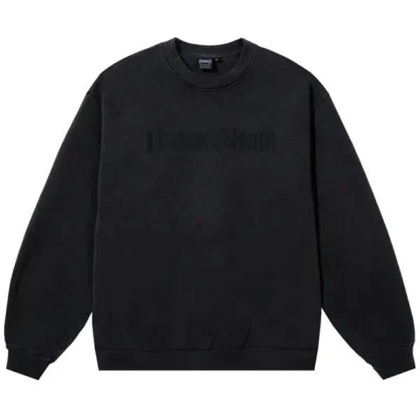Vintage Black Wasted Youth x Verdy Crewneck Sweatshirt