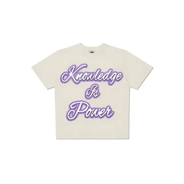 Barrier Worldwide Knowledge is Power Vintage Ringer Tee