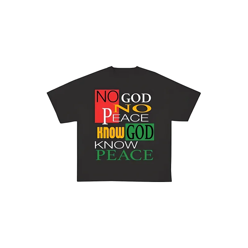Barrier Worldwide No God No Peace Aged T-Shirt