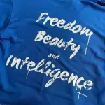 Barriers Angela Davis Hoodie​ Blue - 2