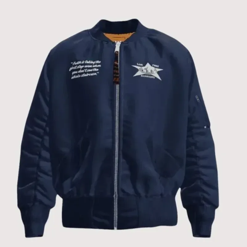 Barriers X Alpha Industries Navy Bomber Jacket