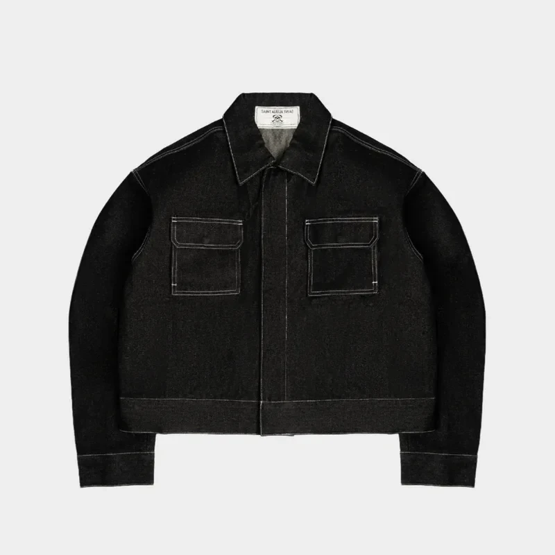 Black 212 Work Denim Jacket
