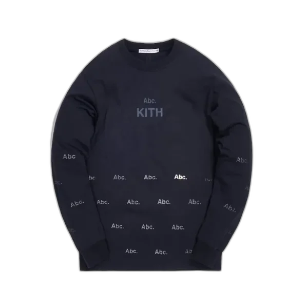 Black Advisory Board Crystals X Kith Diagram L/S Tee
