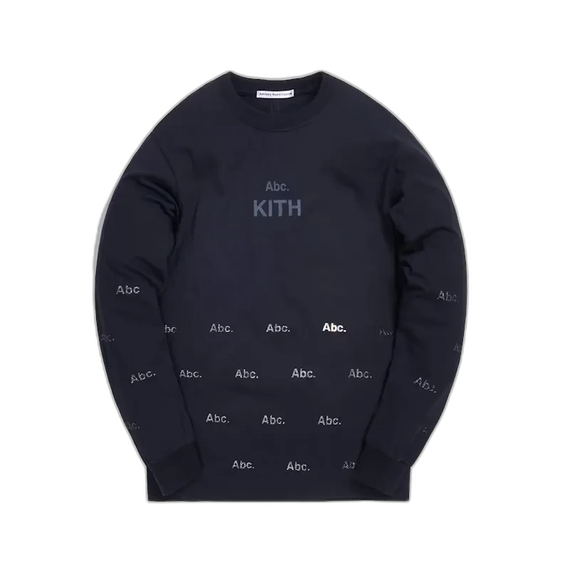 Black Advisory Board Crystals X Kith Diagram L/S Tee