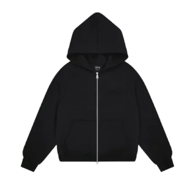 Black Carsicko Core Zip-Up Hoodie