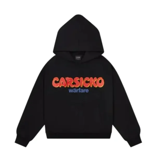 Black Carsicko Cs Warfare Logo Hoodie