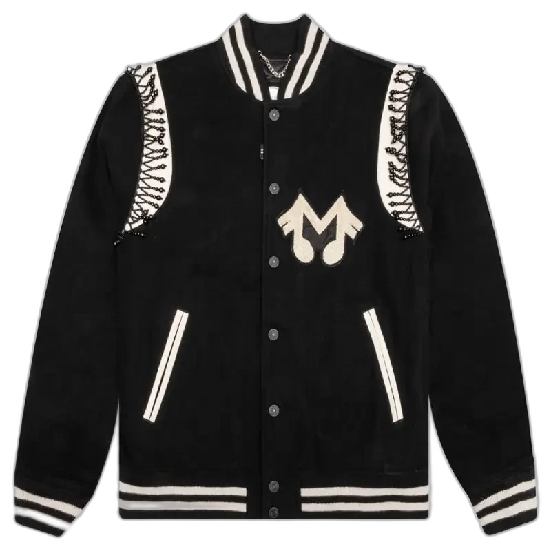 Black Midnight Studios Chandelier Varsity Jacket