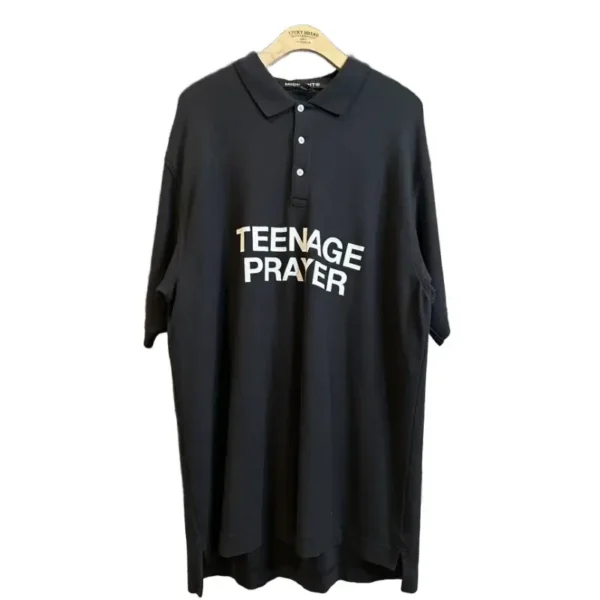 Black Midnight Studios Rare Teenage Prayer Polo Shirt