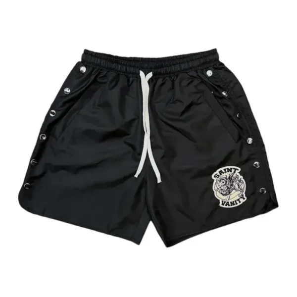 Black Nylon Shorts