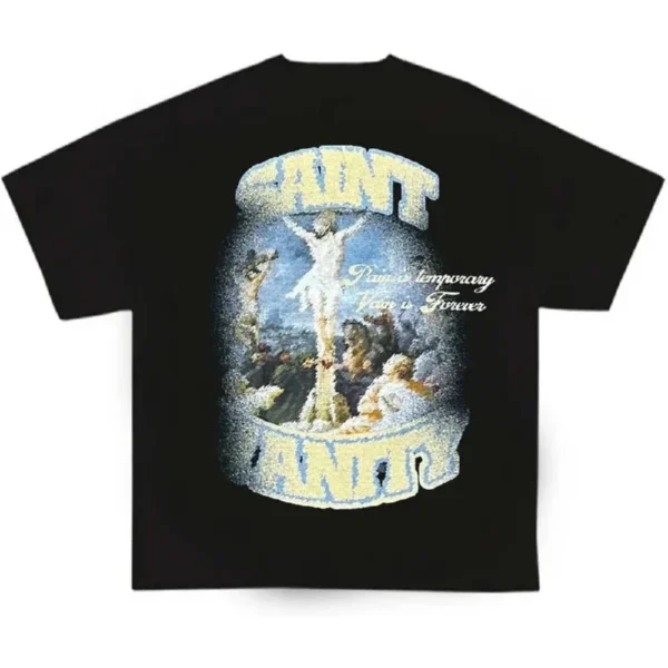 Black Saint Vanity Blurry Cross T-Shirt