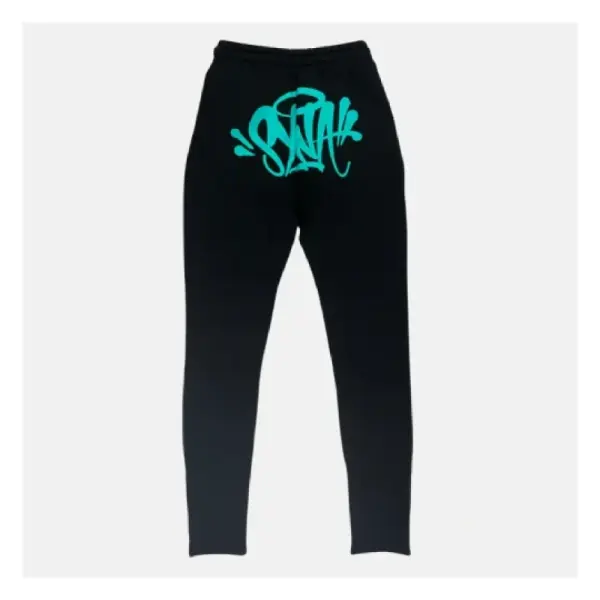 Black/Teal Syna World Syna Logo Sweatpants