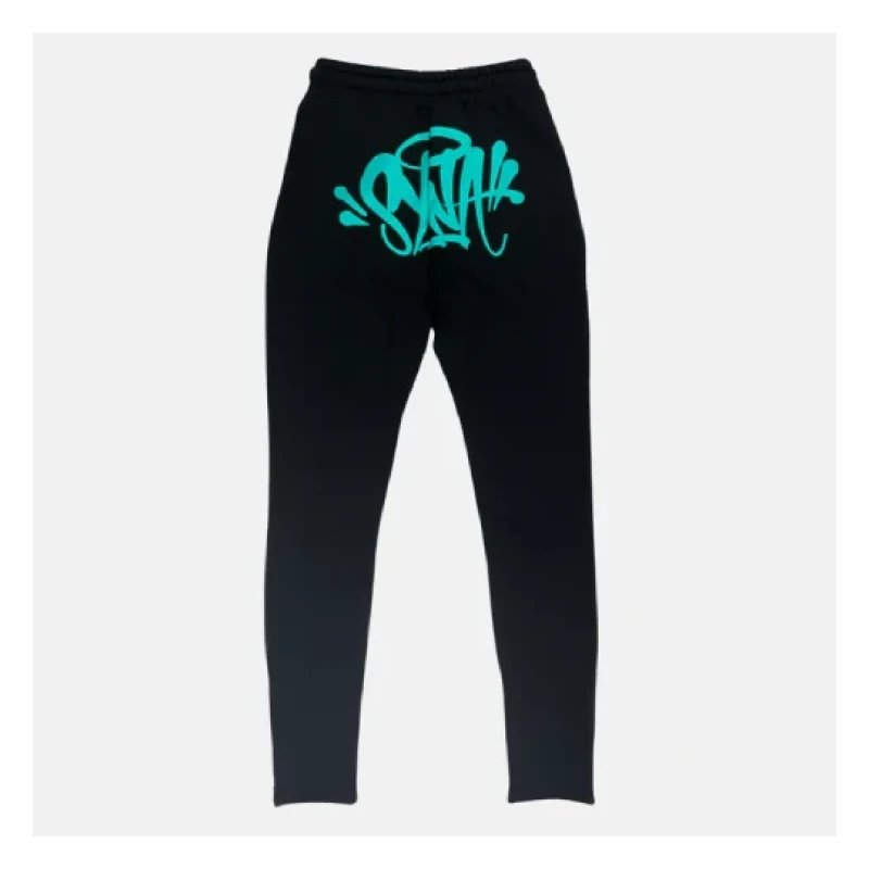Black/Teal Syna World Syna Logo Sweatpants