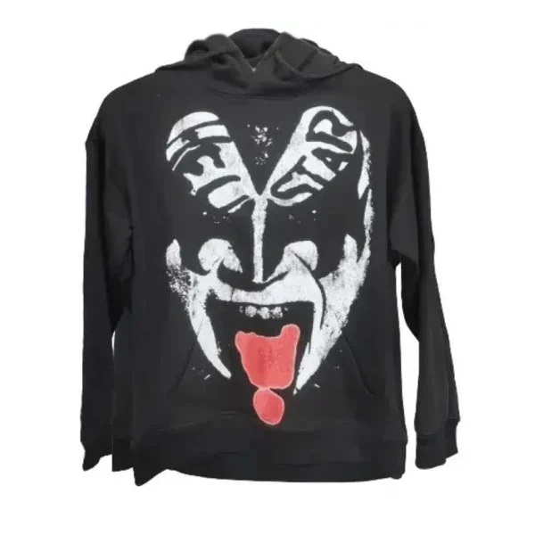 Black/White Hellstar Kiss Me I Am Hellstar Hoodie
