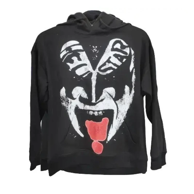 Black/White Hellstar Kiss Me I Am Hellstar Hoodie