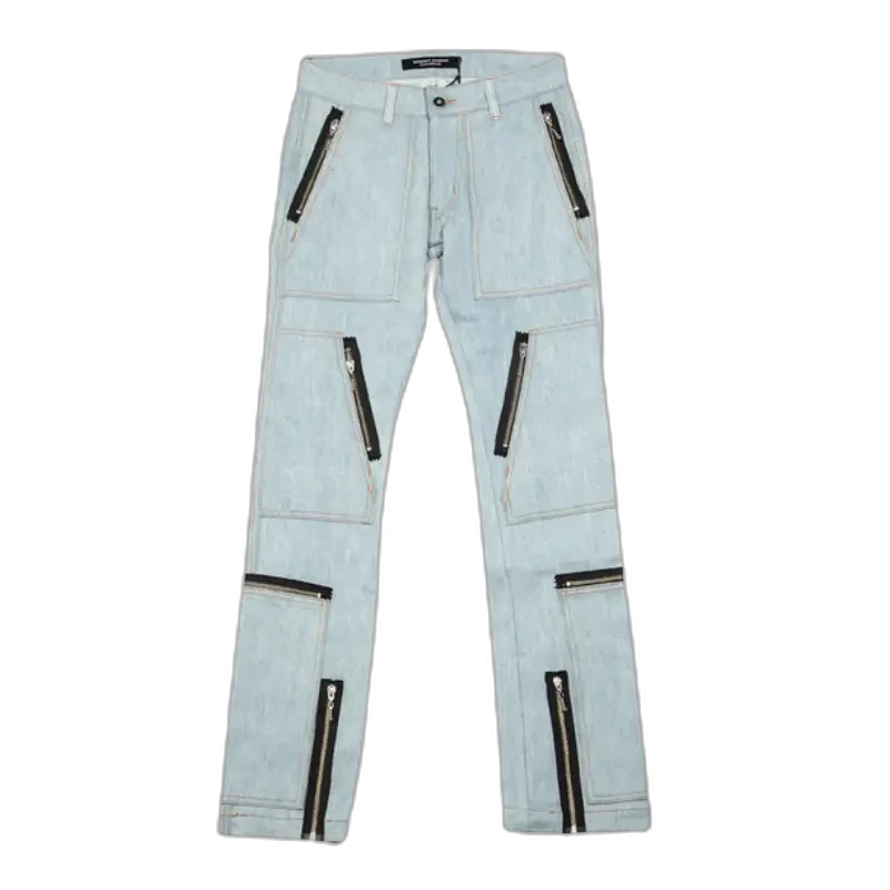 Blue Midnight Studios Denim Cargo Slim Fit Jeans