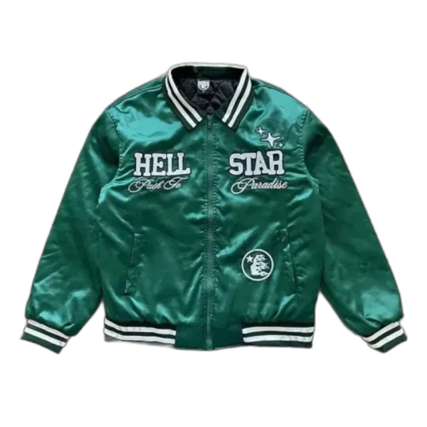 Capsule 7: Green Path to Paradise Hellstar Bomber Jacket