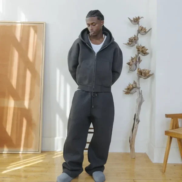 Charcoal Gray V2 Zip-Up Tracksuit
