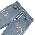 Cowrie Shell Denim Short | Medium Wash - 2