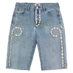 Cowrie Shell Denim Short | Medium Wash