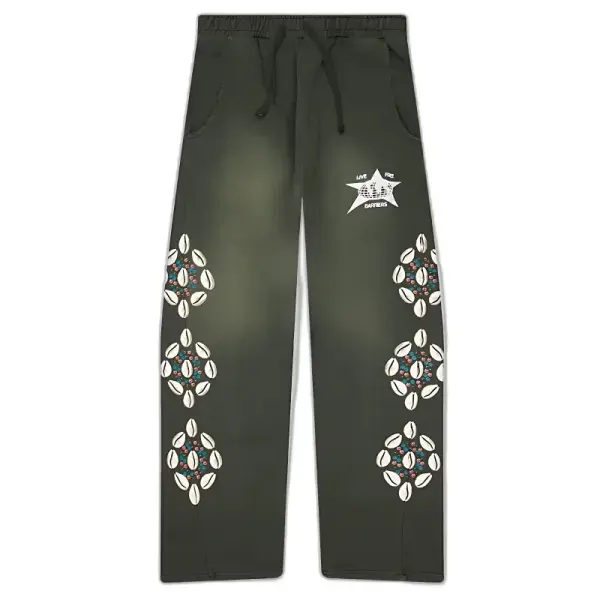 Cowrie Shell Sweatpant - Vintage Green