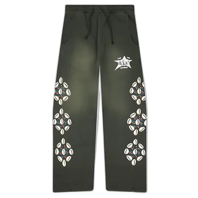 Cowrie Shell Sweatpant - Vintage Green