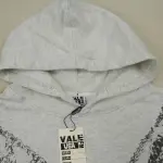Distressed Chain Hoodie Heather Grey - 12