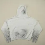 Distressed Chain Hoodie Heather Grey - 4