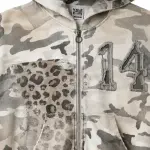 Forever Winter Camo Zip-Up Long-Sleeve Tee – Off-White - 5