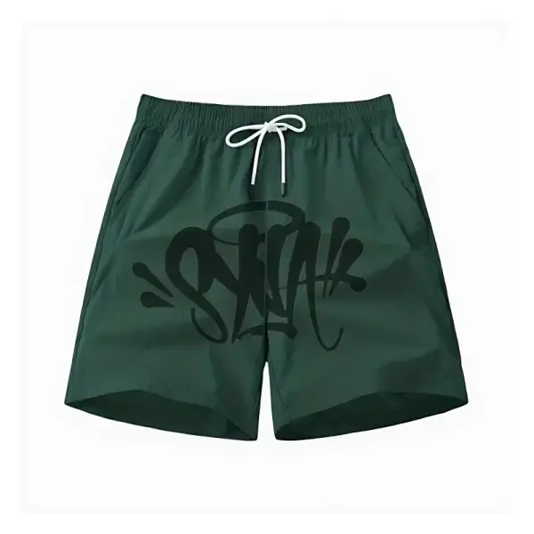Green Syna World Syna Graffiti Shorts