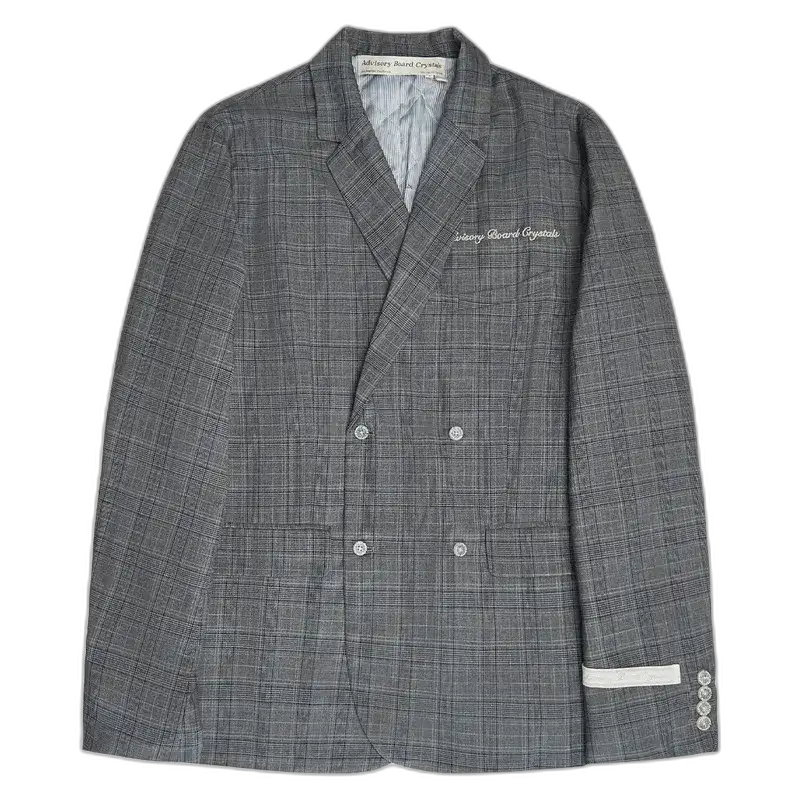 Grey Advisory Board Crystals Double Breasted Blazer
