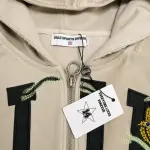 Vale Forever “Valley Racer” Zip Up Hoodie Beige - Image 3