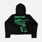In Glock We Trust Hoodie Green - 2