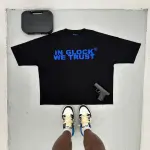 In Glock We Trust Oversized T-Shirt Black/Blue