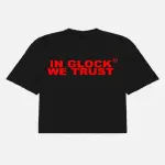 In Glock We Trust Oversized T-Shirt Black/Red