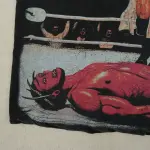 Jesus Vs Hellboy Tee Vintage Black - 6