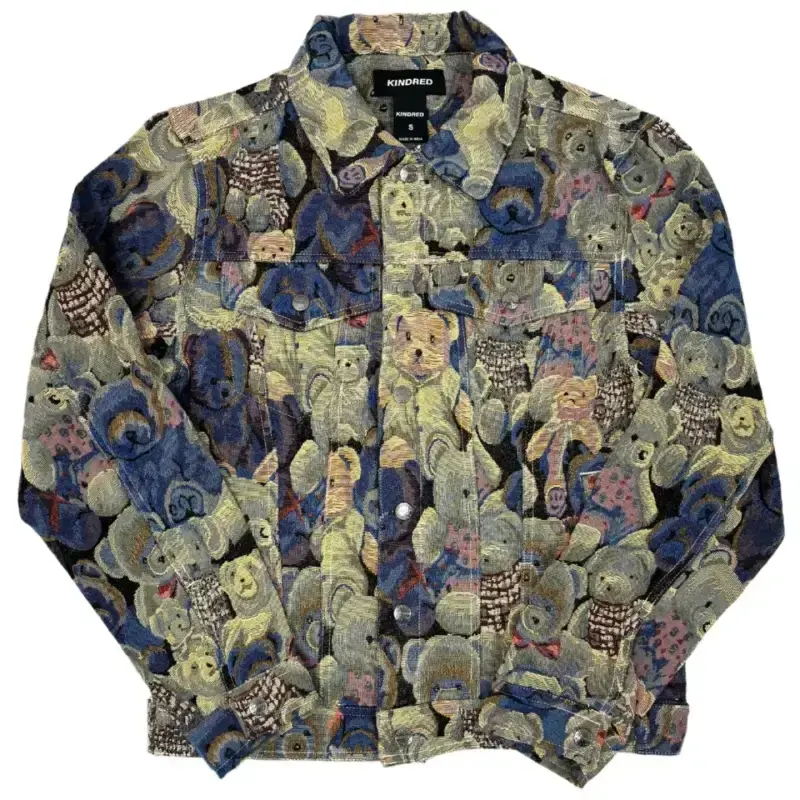 Kindred Bear Mountain Graphic Pattern Long Sleeve Jacket