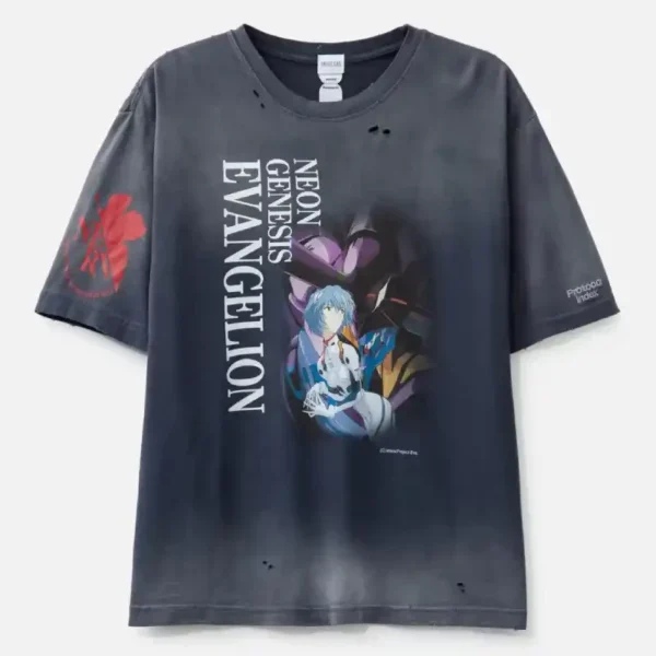 Neon Genesis Evangelion Overdyed Vintage Rei Tee