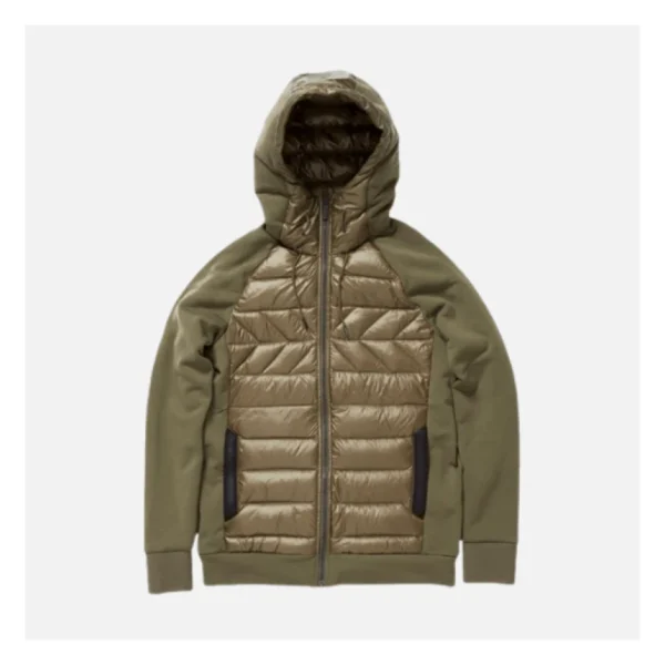 Olive Green Syna World Puffer Hooded Jacket