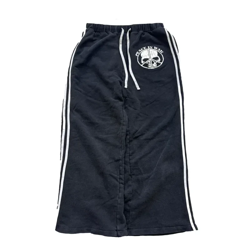 Peace In War Black Skull Sweats