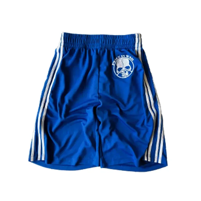 Peace In War Blue Skull Shorts