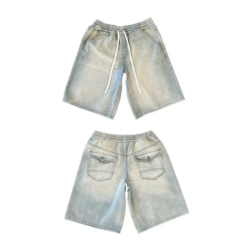 Peace In War Cane Dyed Denim Shorts