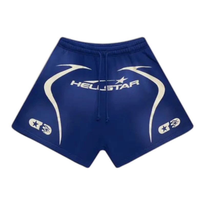 Royal Blue Hellstar Warm-Up Shorts
