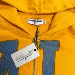 Vale Forever “Bighorn” (Vale Athletic) Zip Up Hoodie Yellow - 3