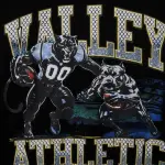 Vale Forever Bulldog Chain Athletic Graphic Tee ‘Black/Blue/White’ - 4