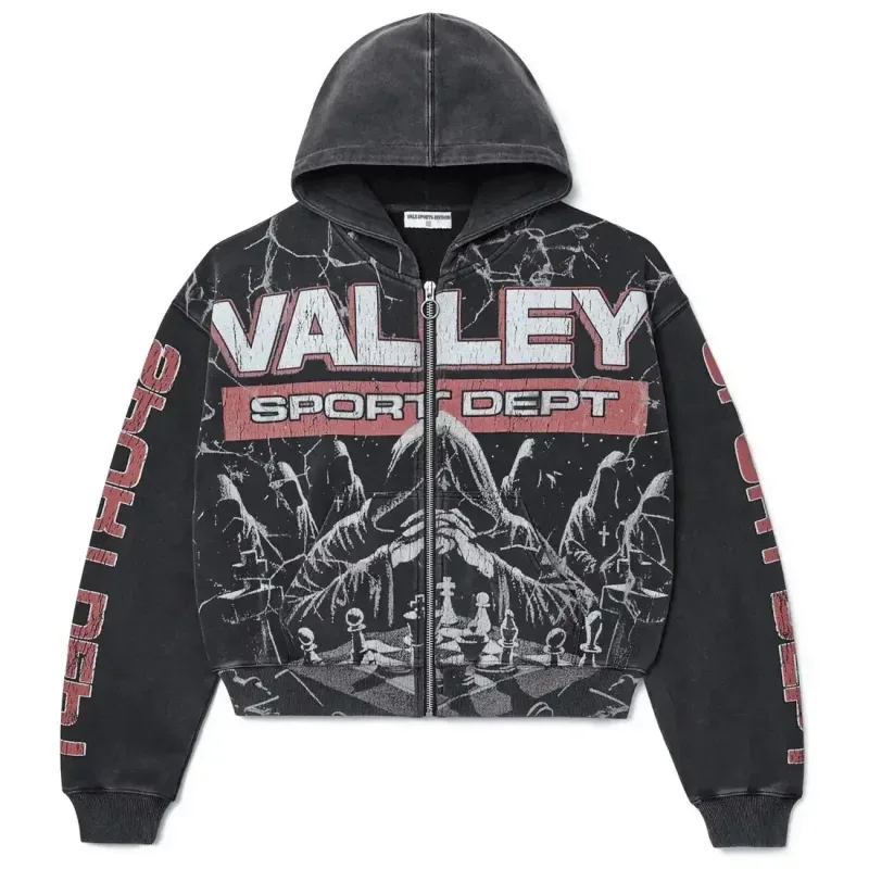 Vale Forever Mastermind Zip Hoodie – Black Vale Forever Mastermind Zip Hoodie – Black