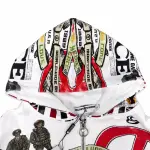 Vale Forever “Peace” Zip Up Hoodie White - 4