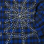 Vale Forever Rhinestone Plaid Flannel Blue/Black - 4